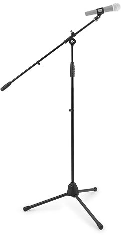 Boom Microphone Stand with Mic Clip Professional Mic Stand