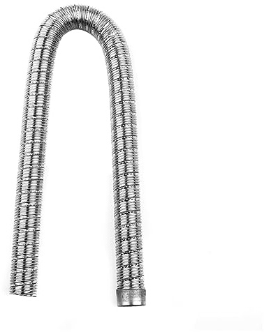 Stainless Steel Exhaust Pipe, Fuel Tank, Exhaust Pipe, 2.4 cm Car Heating Exhaust Pipe, Metal Hose, Exhaust Pipe, Auxiliary Heater, Diesel Exhaust Pipes with Stainless Steel Clips for Diesel Heizun