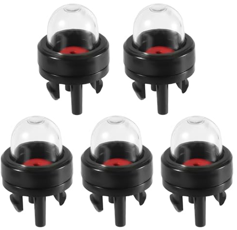 5pcs Snap in Primer Bulb Pump, Replacement Primer Bulbs Chainsaw Carburetor Primer Fuel Bulb Compatible with Walbro 188-512 WT-23A Poulan Echo Chainsaws Ryobi BP42 Homelite Bolens Trimmer Blower