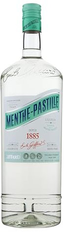 Giffard - Menthe-Pastille Liqueur - Recette Française - Fraîche et Désaltérante - 1,5 Litre