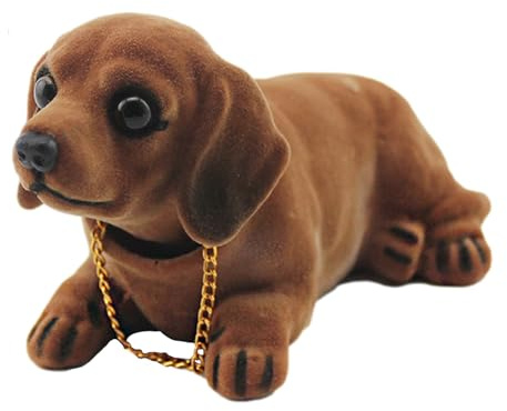 Auto-Armaturenbrett Wackelkopf – Harz Hund schütteln Kopf Figur | Kreative Desktop-Ornament, Dekoration für Bücherregal, Fensterbank, Auto