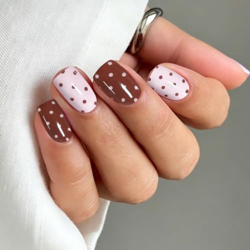 JMEOWIO Dot Semi Cured Gel Strips Wraps Nail Art Sticker