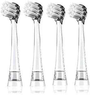Toothbrush Replacement Heads,Compatible For SG902/SG602 Electric Oral Hygiene Care Soft(4pcs small heads)