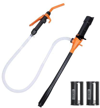 Pompe À Siphon Alimentée Par Batterie | Extracteur de Siphon à Fluide | Pompe de Électrique - Pour Aquarium Bateau Voiture Camping-Car Générateur Tondeuse À Gazon Chantier d'Huile et d'Eau