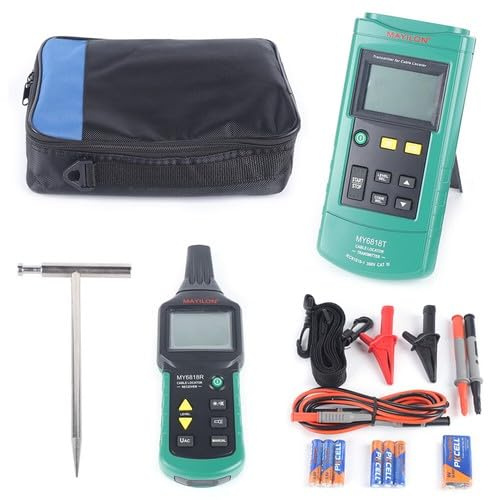 Localisateur de câbles MS6818 12 V-400 V AC/DC multifonction portable testeur de câble détecteur de défauts pour câblage de communication/canalisation