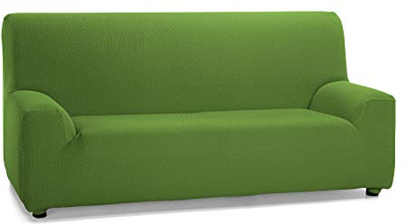 Martina Home Tunez Elastischer Sofabezug, Stoff, Grün, 3-Sitzer (170 bis 220 cm)