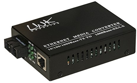 Link lkmcsm10 Moyenne convertisseur RJ45 – Fibre Optique SC 10/100/1000 Singlemode 1310 nm