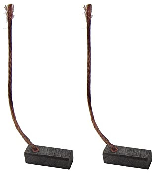 Trade-Shop Lot de 2 balais de charbon pour moteur 4 x 4 x 12 mm Pour de nombreuses voitures, camions, moteurs, climatisation, ventilateur, essuie-glace, lève-vitre, pompe à eau