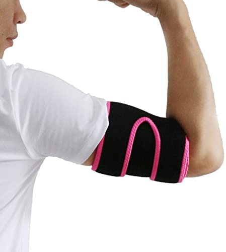Yosoo Health Gear Sport-Ellenbogenbandage, Verstellbare Armstütze, Kompressionsbandagen, Atmungsaktiv, für Erwachsene