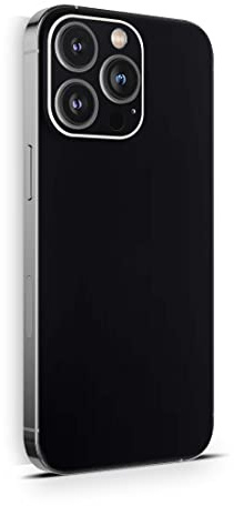 Skins4u Schutzfolie Skin Cover Skins Design Folie Kratzerschutz kompatibel mit iPhone 12 Pro Solid State schwarz