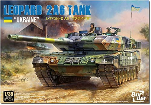 Border Model Leopard 2 A6 MBT Tank 1:35 Maßstab Plastikmodellbausatz Modellbau für Erwachsene