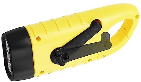 Fockety Lampe Torche, Lampe de Poche Portable à Mèche Lumineuse, Boucle d'alpinisme, Charge Solaire LED pour l'extérieur