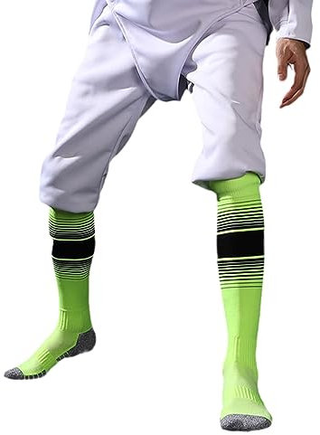 HALFS Verdickte Fechtsocken Hohe Lange Sportsocken Fechtschutzstrümpfe for Fechter Von Kindern Und Erwachsenen (Dicke : B, Size : Large(EU39-44))