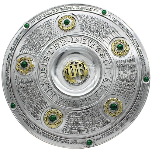 haobook Bundesliga Champions Trophy Insalata Trofei Trofei della Football League Souvenirs Collegibles Regali per Gli Appassionati di Calcio Office Display Showcase Decorazione