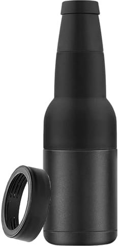 Beer Cooler for Bottles, Beer Bottle Cooler, 12 oz Portable Beer Bottle Can Cooler, Vacuum Beer Bottle Insulator, Outdoor Drink Cooler, Ultra Thin Bottle Holder for 340 ml Glass Bottles