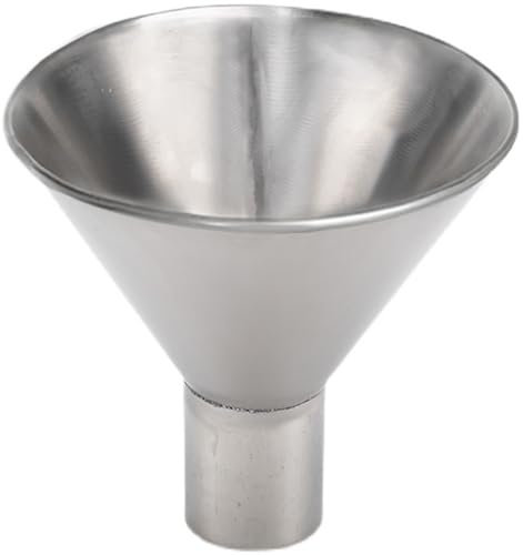 Embudo cónico de acero inoxidable 304 grueso, diámetro grande, 2 cm, 8 cm, herramienta de cocina fácil de verter para embalaje, 14 cm