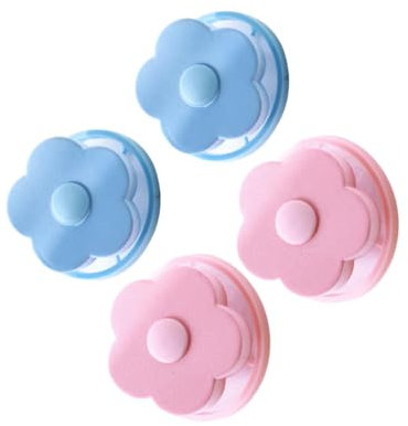 SAFIGLE 4stücke Wäsche Filterbeutel Waschbarer Haarentferner Für Waschmaschine Maschinenwaschball Mit Blumenform Zur Reinigung Von Kleidung Und Entfernung Von Haaren