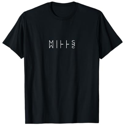 Mills Reflections – Art personnalisé en miroir pour nom de famille T-Shirt