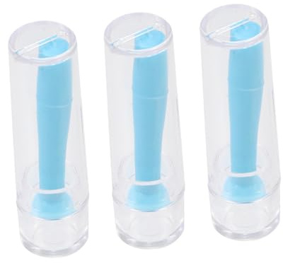 Silicona Herramienta Portátil para Quitar Lentes 3 Piezas | Superficie Antideslizante, para Lentes Duros, Viaje y Vacaciones, Accesorios Compactos de Uso Diario