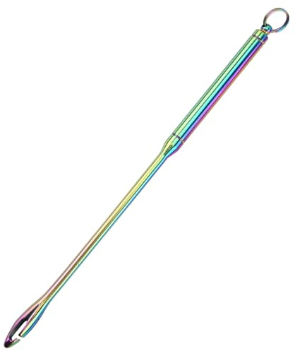TOWARDSNAN Edelstahl Angelhakenentferner Dehooker Tool Unhooker Professioneller Extraktor Professioneller Angelhaken Entferner Aus Edelstahl