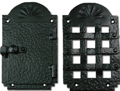 Iron Door Speakeasy Grille, Door Viewer, Rustic Old Hacienda Style