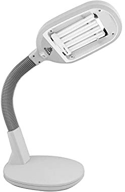 ARSUK Schreibtischlampe Tageslicht High Vision Energiesparend 27 W Ersatzbirne Arbeit Lesen Studie Tischlampe Bürolicht, 240 V Eingang