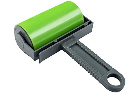 FastFit Sticky Roller For Lint, Fluff & Pet Hair Removal 2 Pack Large & Portable