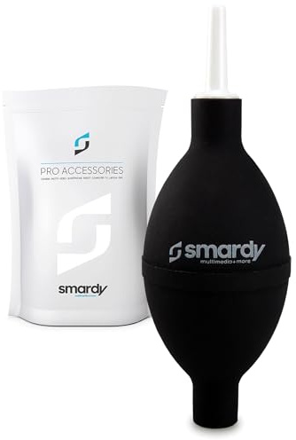 smardy Soffiatore d'Aria di Pulizia, Taglia M, Obiettivo Polvere Pulitore per Fotocamera DSLR Sensore, Tastiera, Smartphone