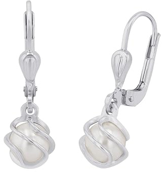 Amor Ohrhänger 925 Sterling Silber Damen Ohrschmuck, mit Zirkonia synth., Kommt in Schmuck Geschenk Box