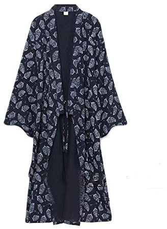 Hombres Yukata Robes Kimono Robe Khan Vapor Ropa Pijamas # 07