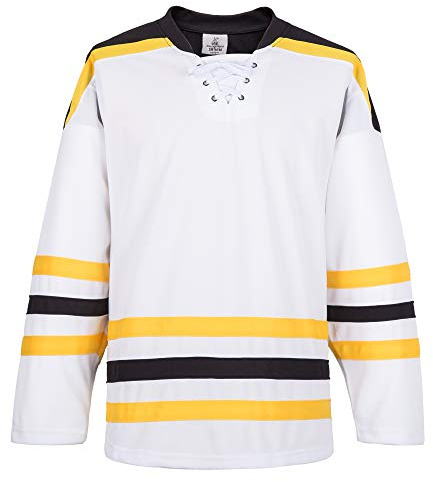 EALER H900 Series Ice Hockey League Team Color Blank Practice Jersey & Thick, Breathable and Quick-Dry High Strength Fabric&Unisex Junior to Senior