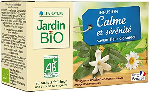 JARDIN BIO - Infusion Calme Et Serenité Bio 30G - Lot De 4