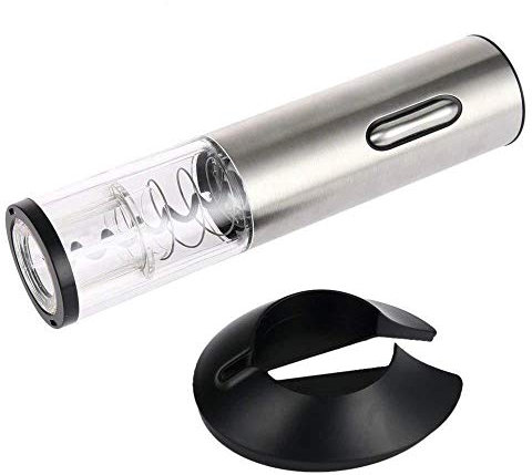 YSYPET Tire-bouchon automatique avec découpe en aluminium pour rencontres et amateurs de vin Argenté.