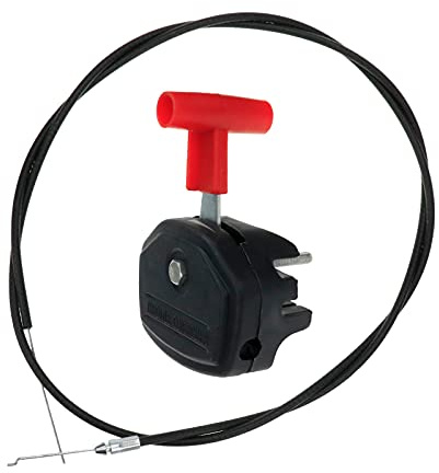 Coshar Cable del Acelerador para cortacésped de 65 Pulgadas con Interruptor de Control, Kit de Palanca de Palanca para cortacésped de Gasolina eléctrica, Kit de reparación Universal