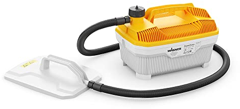 WAGNER Dampftapetenablöser SteamForce, Behälter 4 l, Dampfzeit max. 70 min, Gelb, Weiss, 3,7 m Schlauch, 2.000 W, 230 V