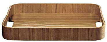 ASA Wood Rechteckiges Tablett mit Rand aus Weidenholz in der Farbe Natur, Maße: 35cm x 27cm x 4,5cm, 53698970