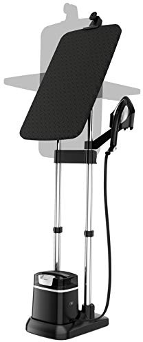 Calor Ixeo+ Défroisseur tout-en-un, Planche Smart Board intégrée 3 positions, Fer vapeur, Défroisseur, Technologie Twin Boiler, Pression de la pompe 5 bars, Ultra-léger QT1510C0