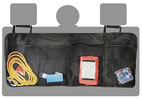 Recambo Auto Kofferraum Rücksitz Organizer 101x45cm Netz Tasche 4 Fächer Ordnung Urlaub