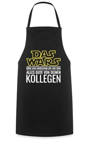 Spreadshirt Rente Das Wars | Möge Der Ruhestand mit Dir Sein Kochschürze