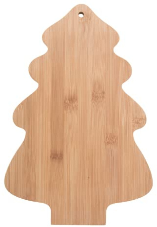 Doppelset 2 Stück Schneidbrett Küchenbrett Frühstücksbrett aus Echtholz zertifiziert nach (EC) No 1935/2004 in 5 Designs Huhn Schwein Kuh Tanne Fisch (Tannenbaum)