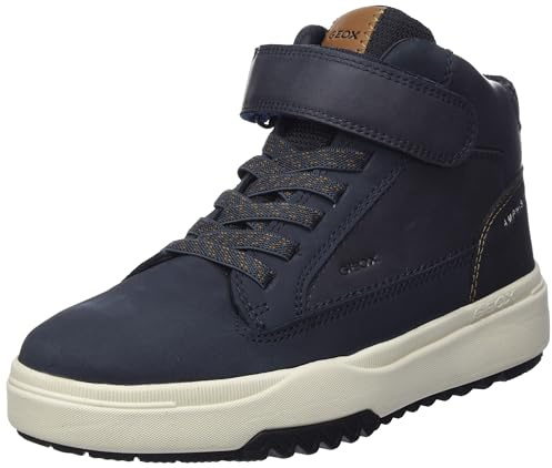Geox J, Bunshee Boy B ABX, barca alla caviglia, Navy Black, 38 EU