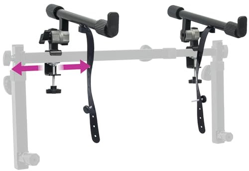 Liquid Stands Soporte para teclado de 2 niveles: solo brazos