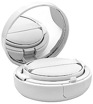Boîte de Maquillage Vide Portable à Coussin d'air 15 g - pour Poudre, Fond de Teint, Maquillage, BB CC - Blanc