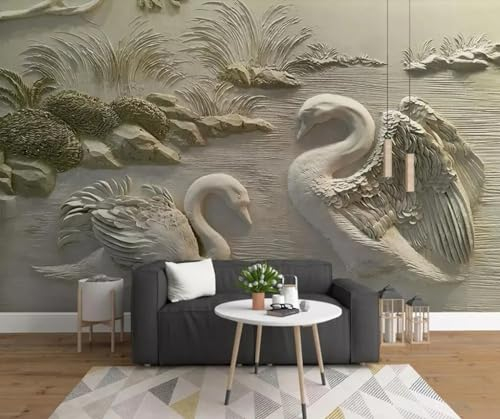 ISAPEE 3D-Relief Landschaft Hintergrund Wanddekoration Malerei Wandbild Wohnzimmer Einstellung Wand