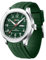 Forrader Armbanduhr für Herren, stilvoll, Chronograph, Silikon, wasserdicht, Sport, lässig, analog, Quarz, leuchtendes Datum, grün