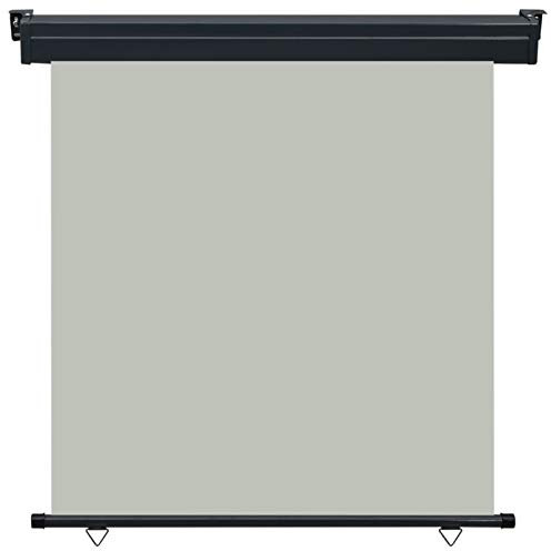 Gecheer Tenda,da Sole,Laterale,a Rullo,per Esterno,Grigio,150x250 cm,Tenda da Sole Avvolgibile,Tenda da Sole per Patio,Tenda da Sole da Balcone Tenda per Terrazzo