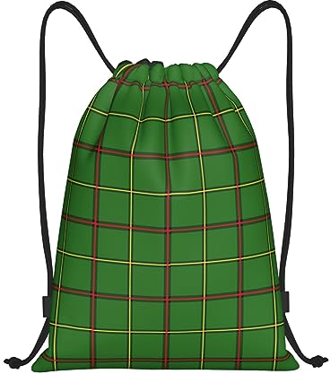 KWQDOZF Mochila con cordón Bolsa de Cuerdas Strange of Balkaskie Tartan Sackpack para Deportes Gimnasio Pequeño