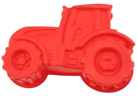 FYJCXCMP Autokuchenform,Silikon 3D Traktor Brot Form, Baking Mould,DIY Kuchenform für Kindergeburtstage Backwerkzeug für Brot Eis Dessert Schokolade