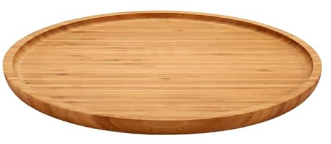 Tabla grande bambu redonda aperitivo 30c colección KINVARA