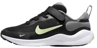 NIKE Revolution 7, Sneaker, Black Barely Volt Smoke Grey W, 27 EU